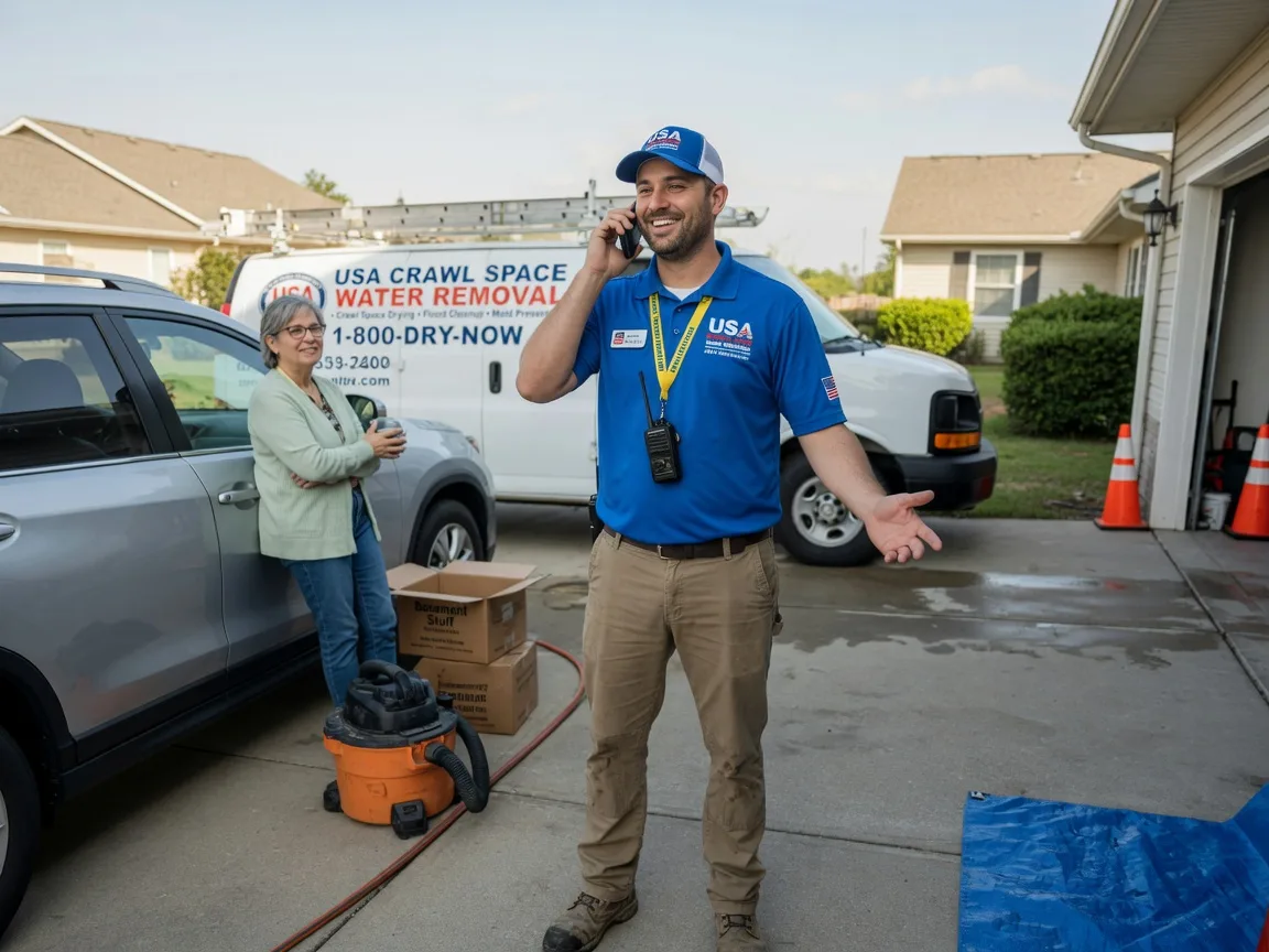 Crawl Space Water Removal Saltillo, TX FAQs